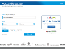 Tablet Screenshot of myguesthouse.com